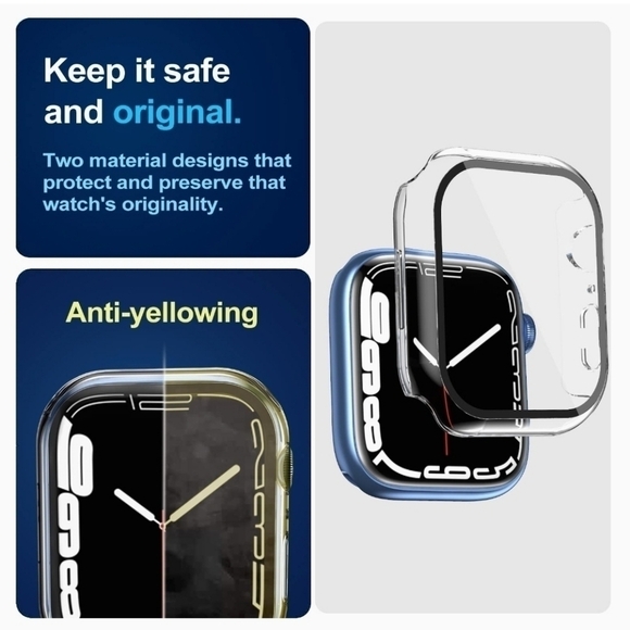 Screen Protector Case for Apple Watch - Clear - Picture 3 of 8